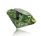 Green Sapphire Brooch