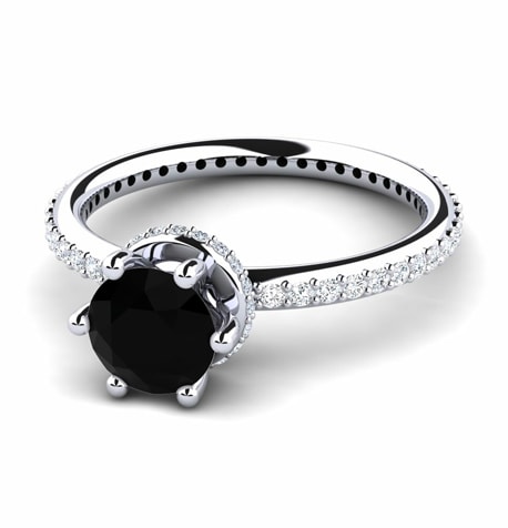 Bagues Diamant Noir