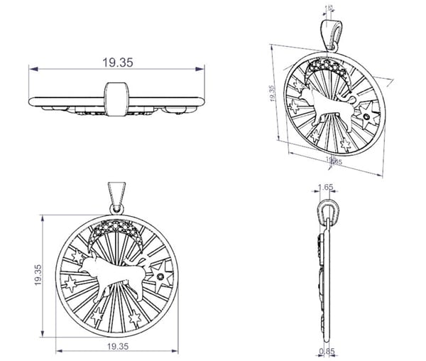 Endessous-Taurus-pendant