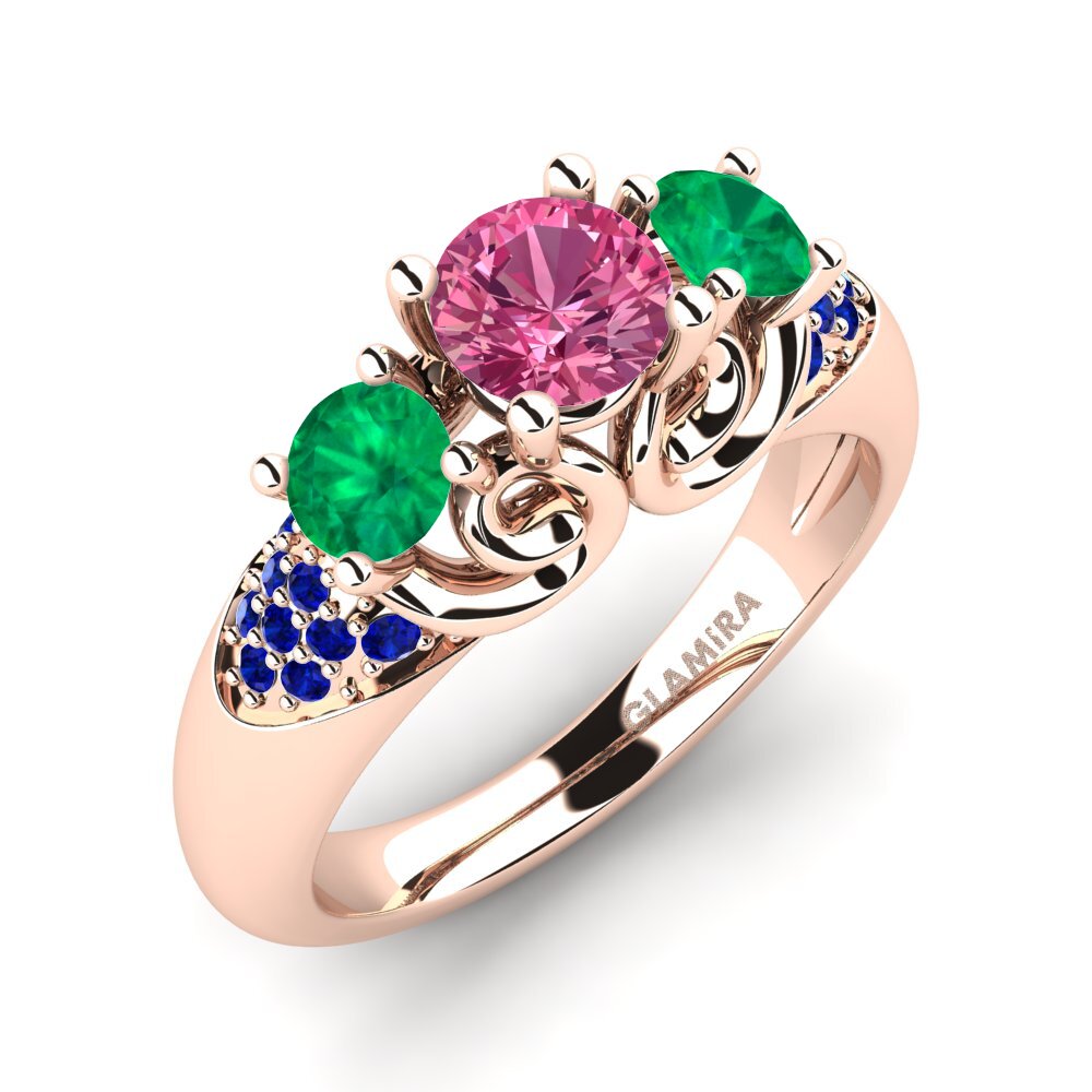 14ct Rose Gold Engagement Ring Velma