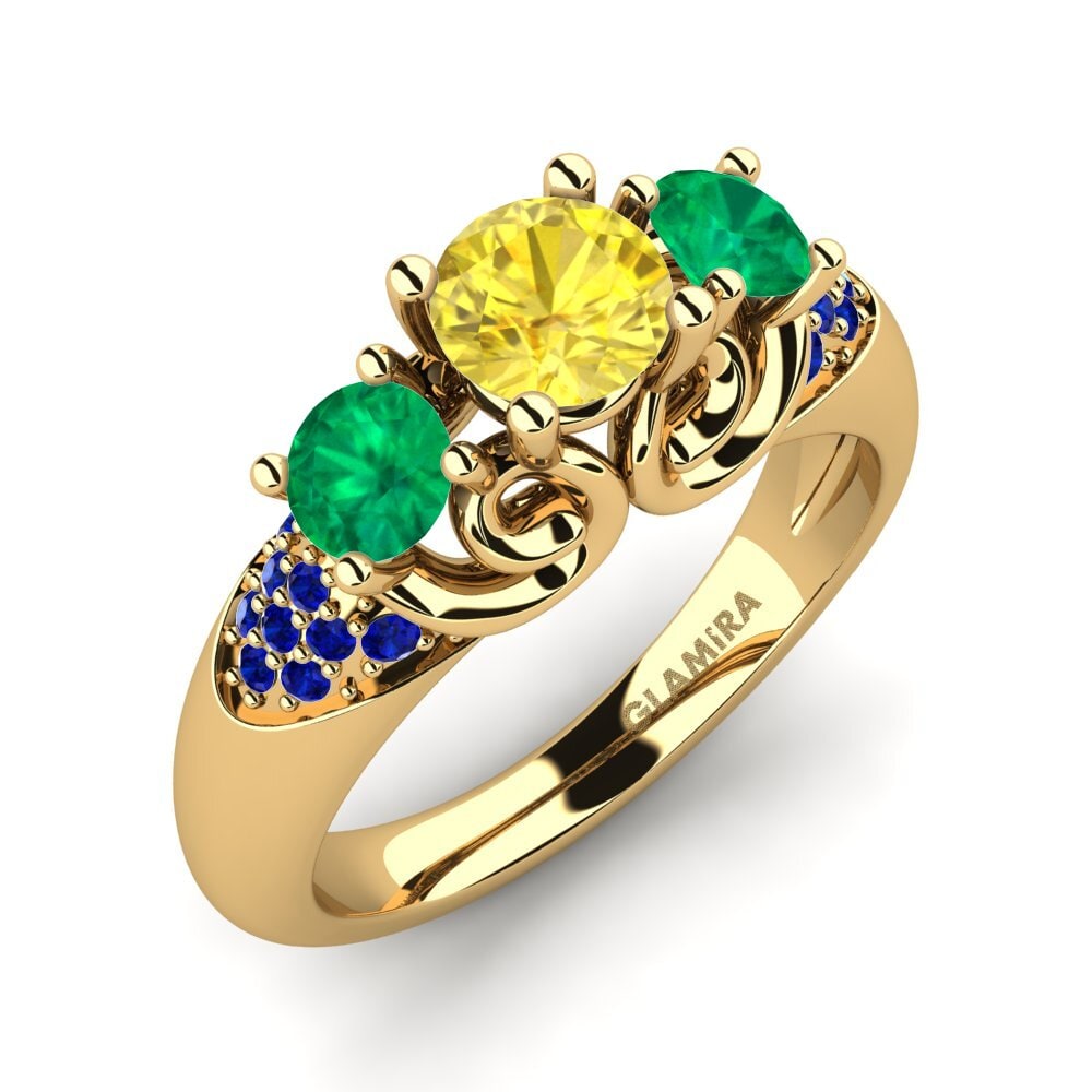 9ct Yellow Gold Engagement Ring Velma