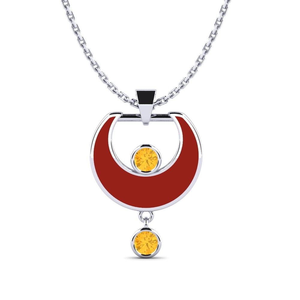 Citrine Women's Pendant Ghost