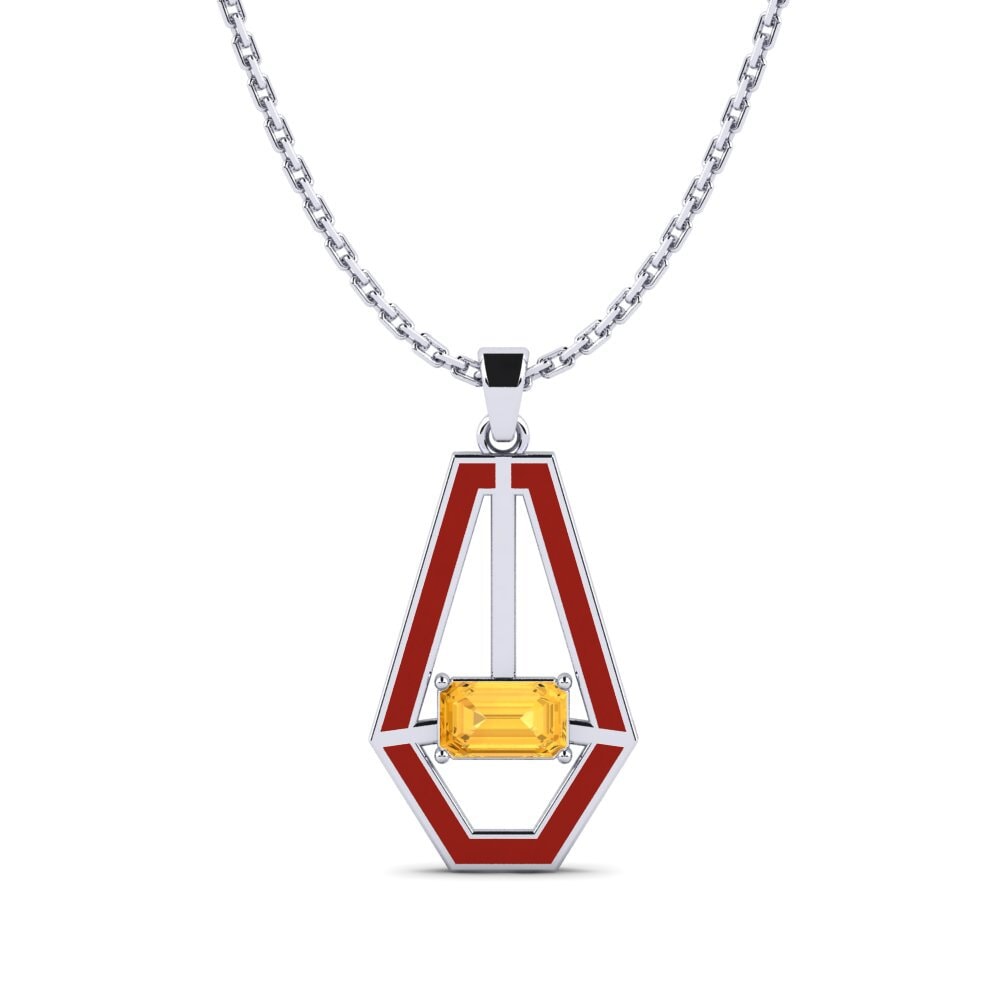 Citrine Women's Pendant Hearn