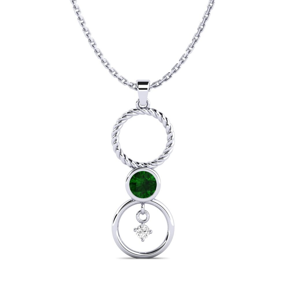 Green Tourmaline Women's Pendant Hosel