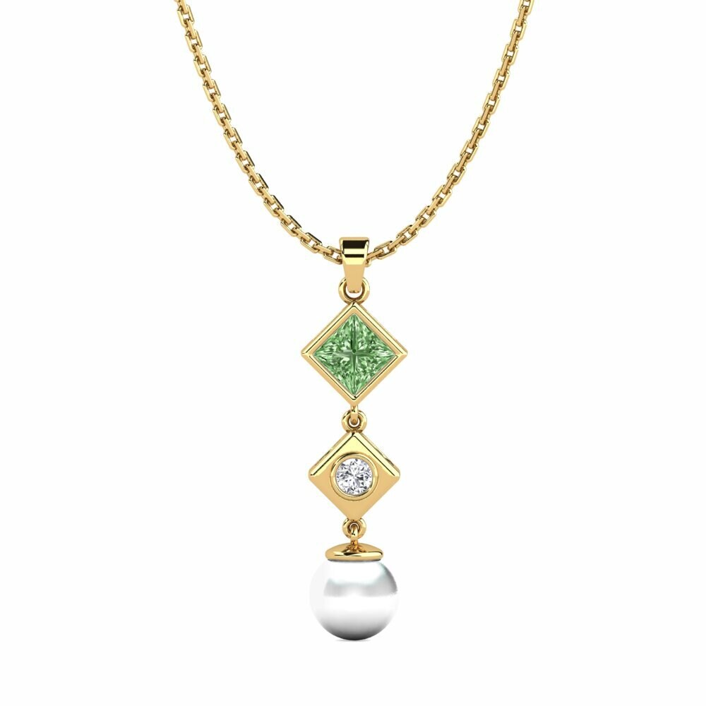 Pendentif pour femme Hsehsom Diamant Vert