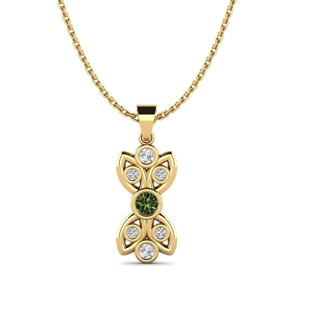Green Sapphire Women's Pendant Inat