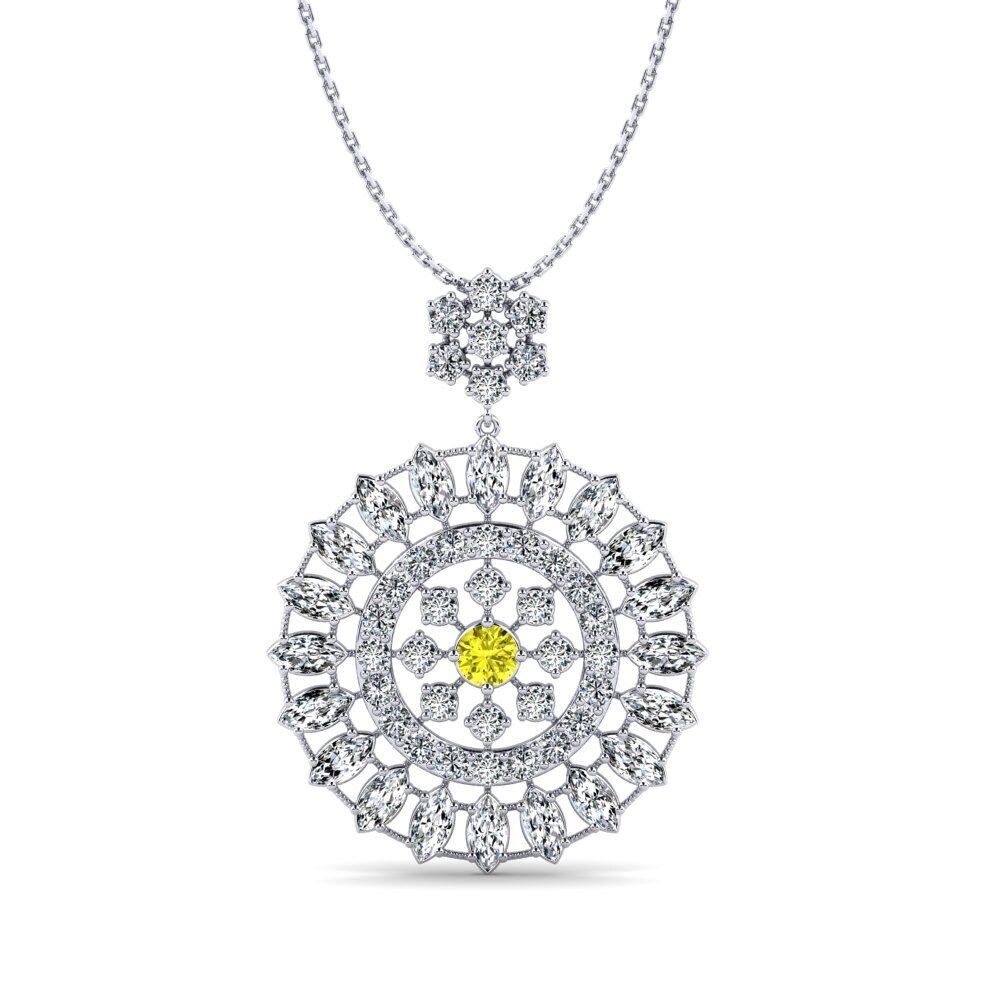 Yellow Diamond Women's Pendant Japelo
