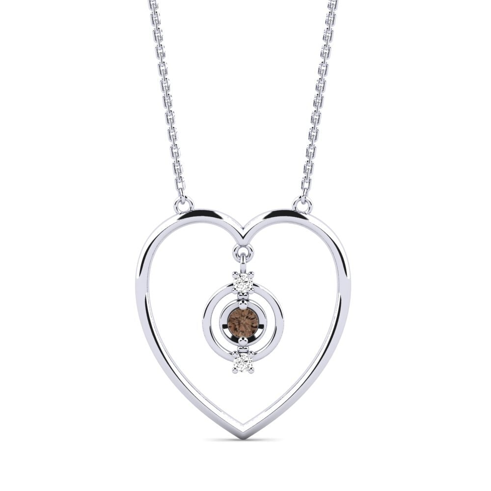 Smoky Quartz Women's Necklace Milton