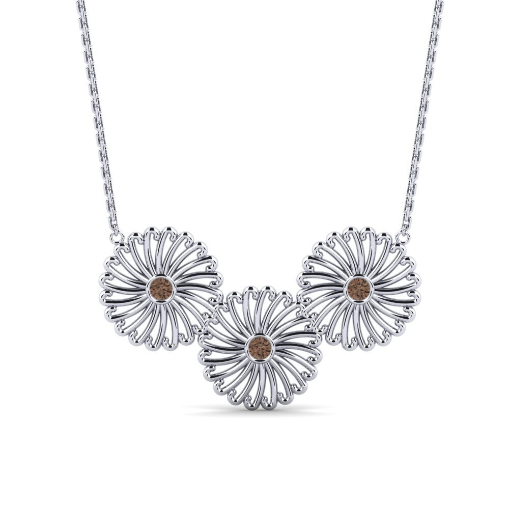 Smoky Quartz Women's Necklace Namer