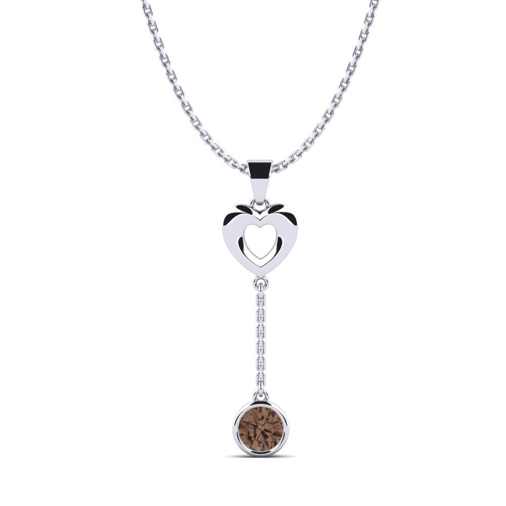 Smoky Quartz Women's Pendant Necassey