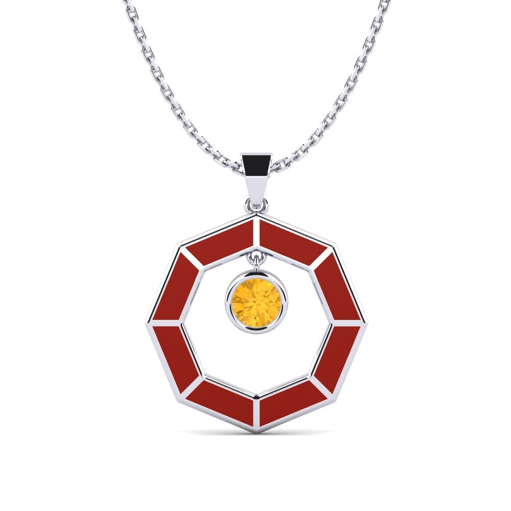 Citrine Women's Pendant Outwit