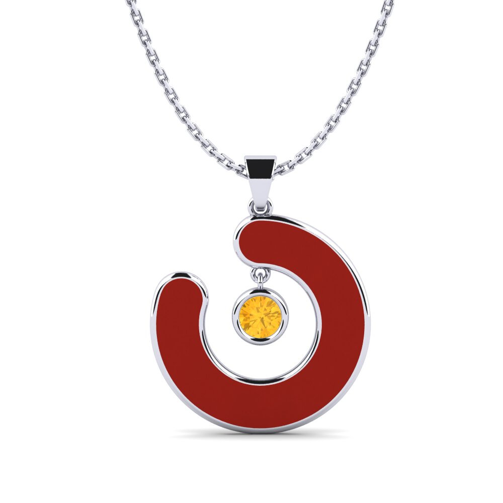Citrine Women's Pendant Palate