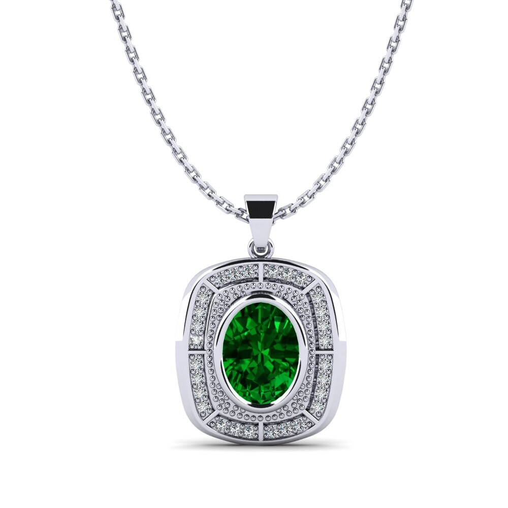 Circonita Verde Colgante de Mujer Tayge