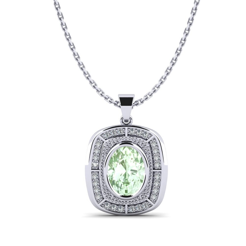 Green Amethyst Women's Pendant Tayge