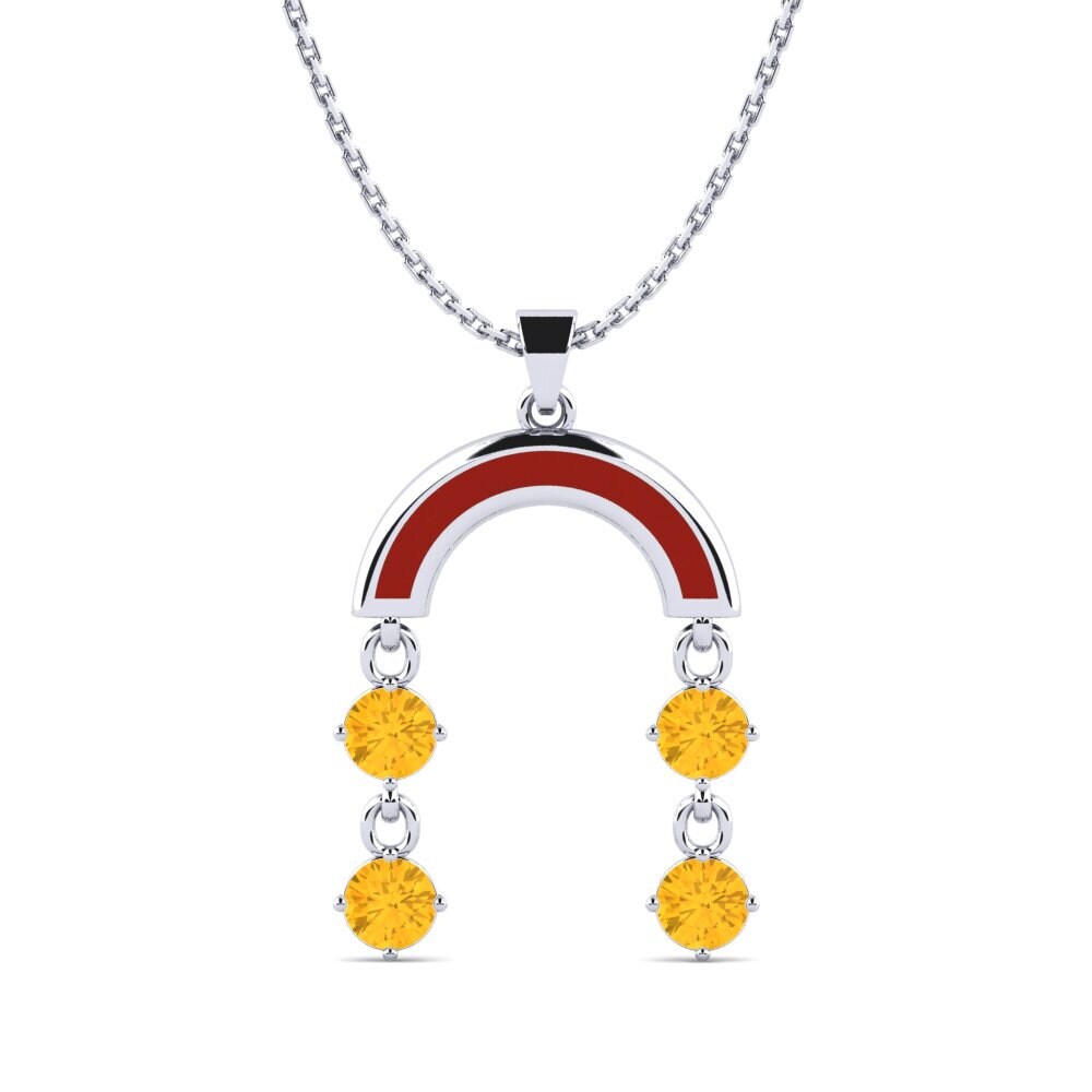Citrine Women's Pendant Tono