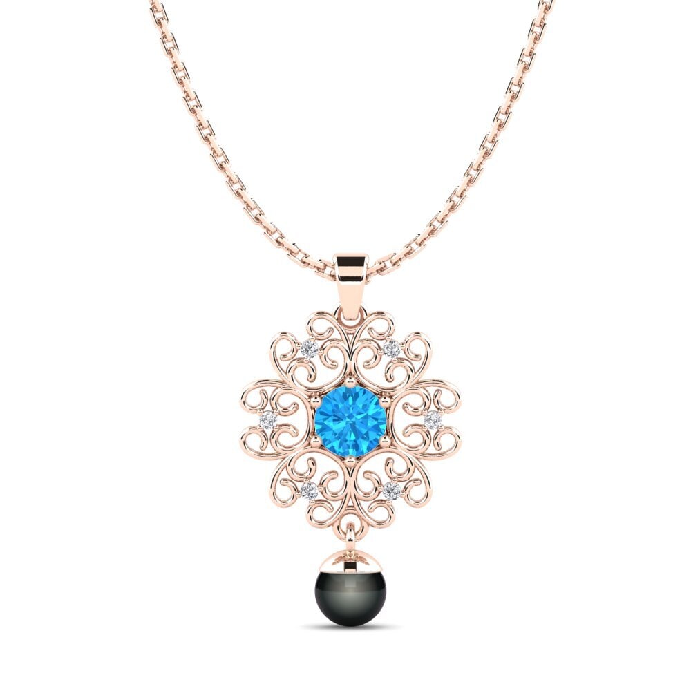Blue Topaz Women's Pendant Vimpa