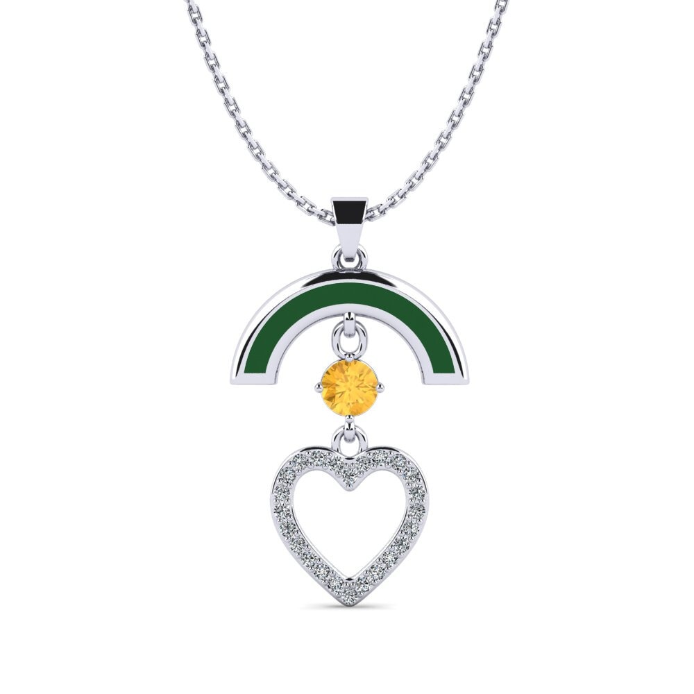 Citrine Women's Pendant Wirra