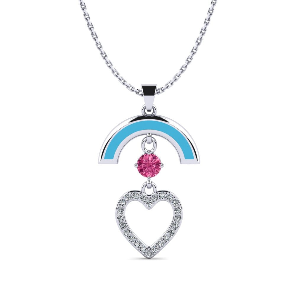 Pink Tourmaline Women's Pendant Wirra