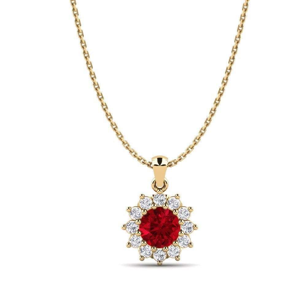 Red Zirconia Women's Pendant Cebrina