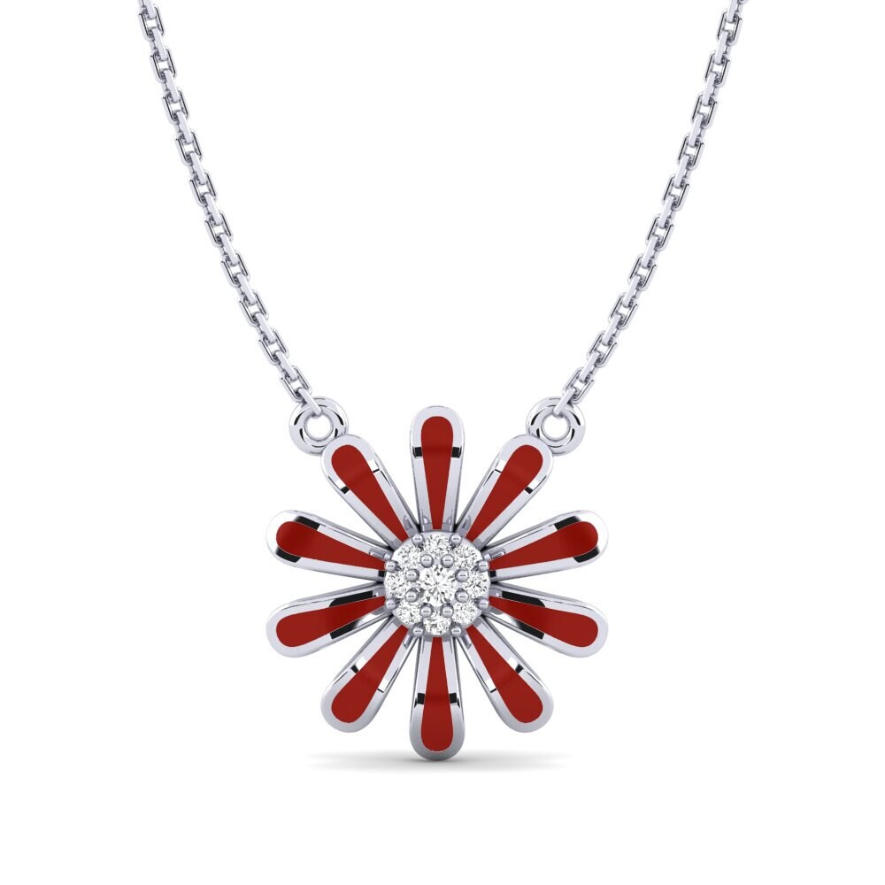 White sapphire Women's Necklace Torumta