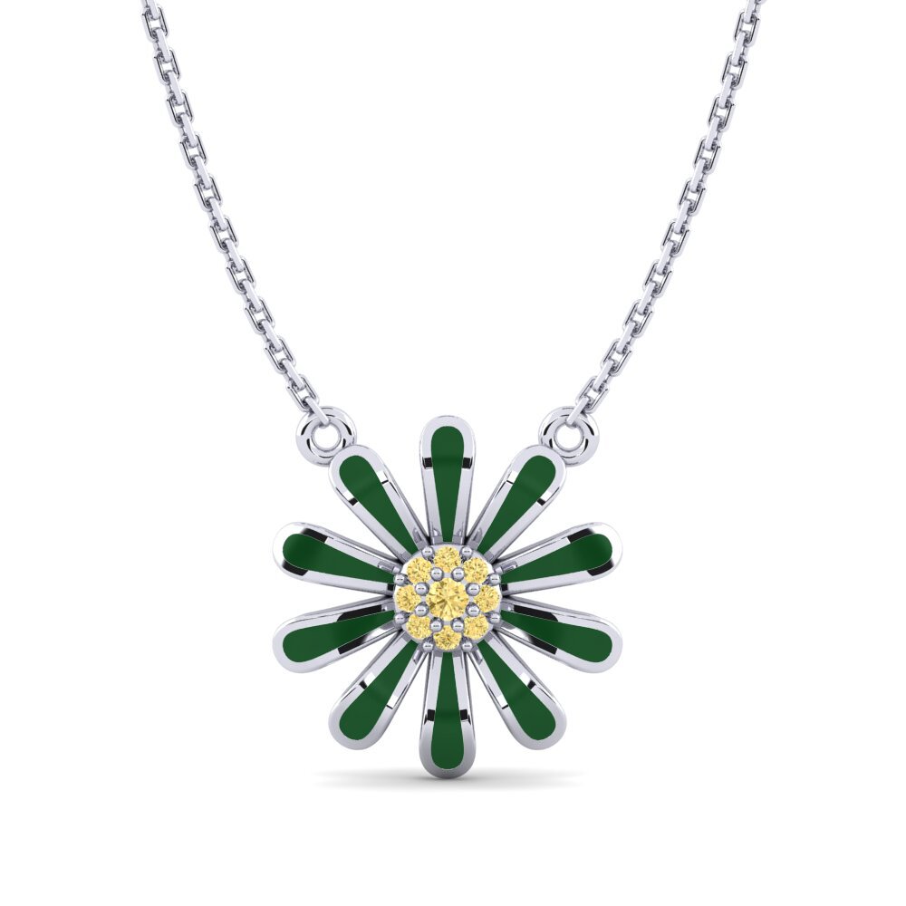 Yellow Diamond Women's Necklace Torumta