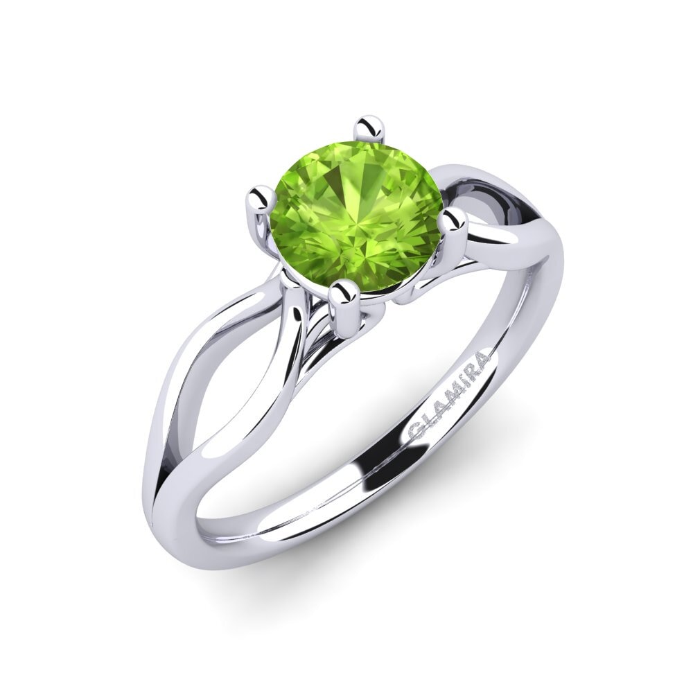 Peridot Engagement Ring Rayanne
