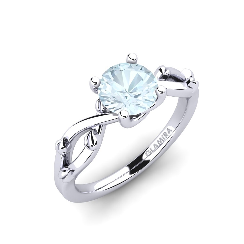 9ct White Gold Engagement Ring Alabate 1.0 crt
