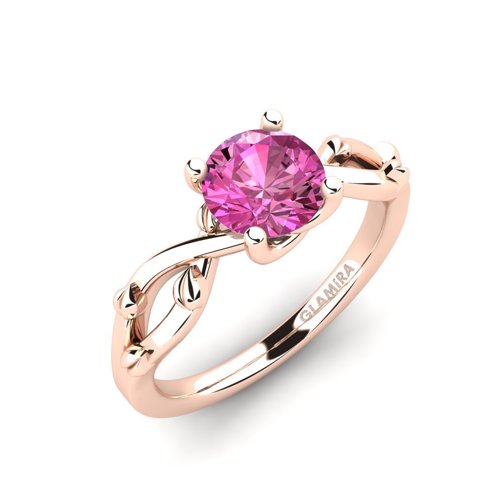 Rosa Topas Verlobungsring Alabate 1.0 crt