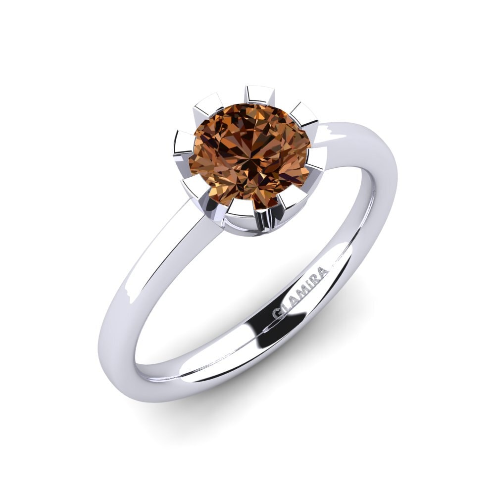 Brown Diamond Engagement Ring Linderoth 1.0 crt