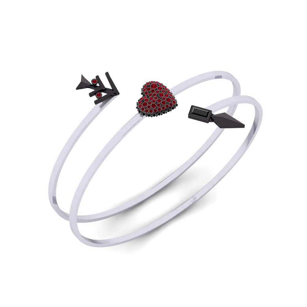 Circonita Roja Brazalete de mujer Fallinlove