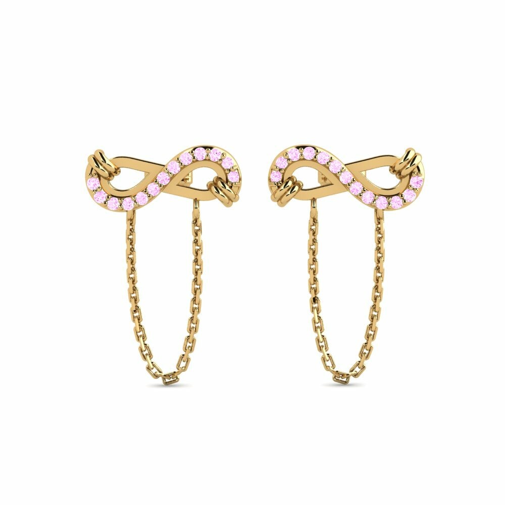 Pink Sapphire Women's Earring Forhold