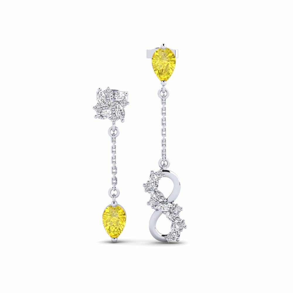 Yellow Sapphire Women's Earring Persici