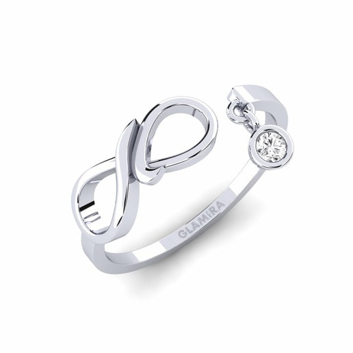 Ring Strasta 925 Silver & White Sapphire