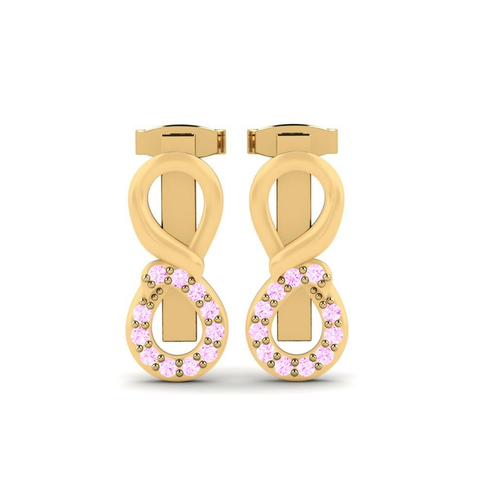 Pink Sapphire Women's Earring Suhde