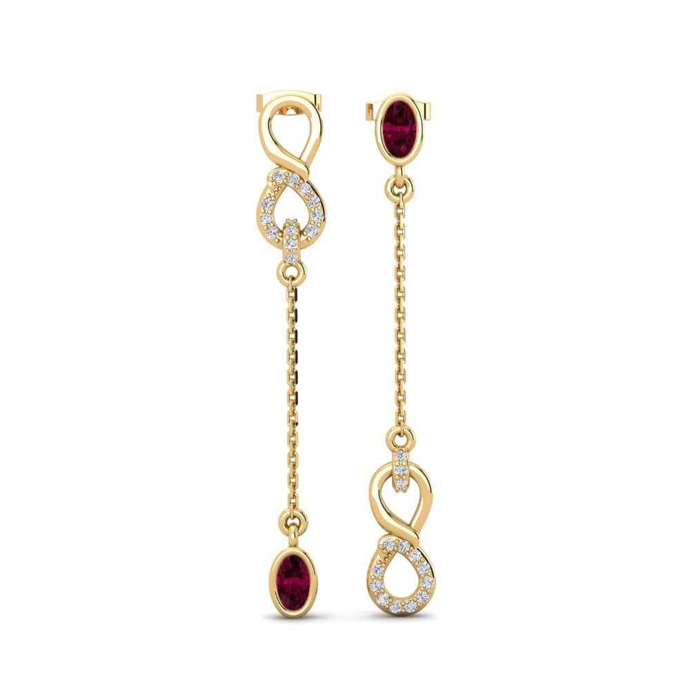Rhodolite Garnet Women's Earring Veza