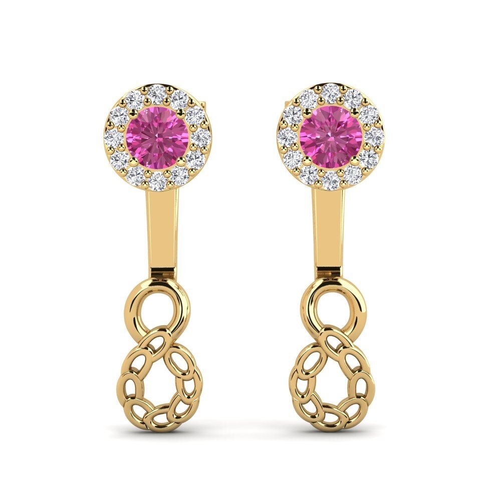 Pink Topaz Women's Earring Yhteys