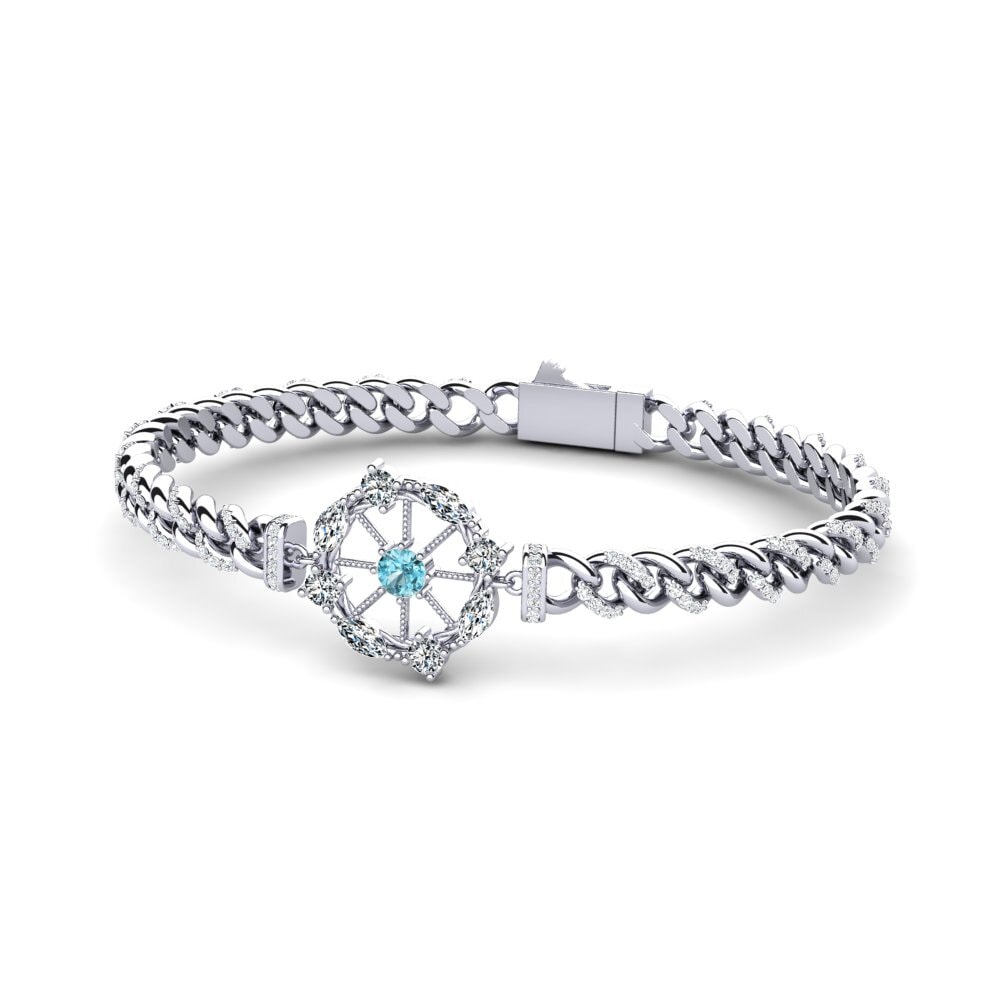 Blue Zircon Women's Bracelet Reassay