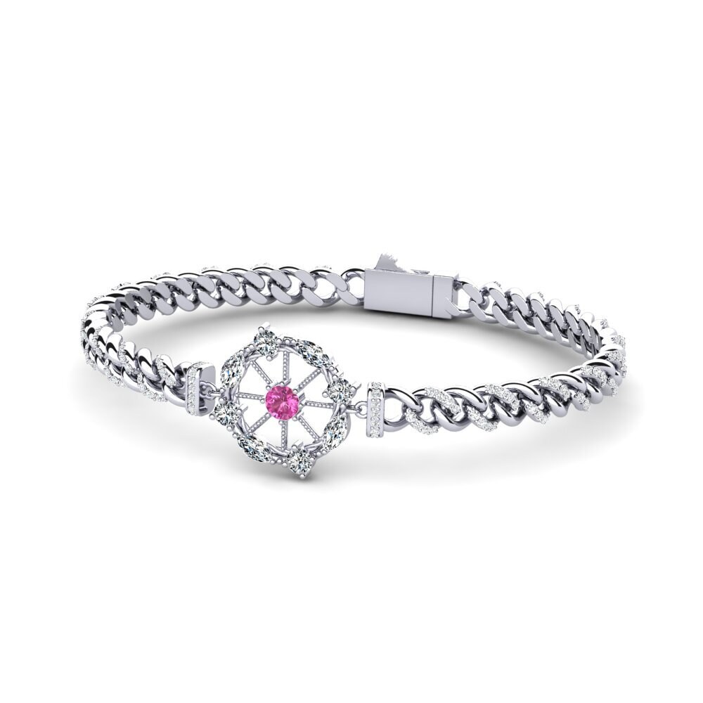 Pink Topaz Women's Bracelet Reassay
