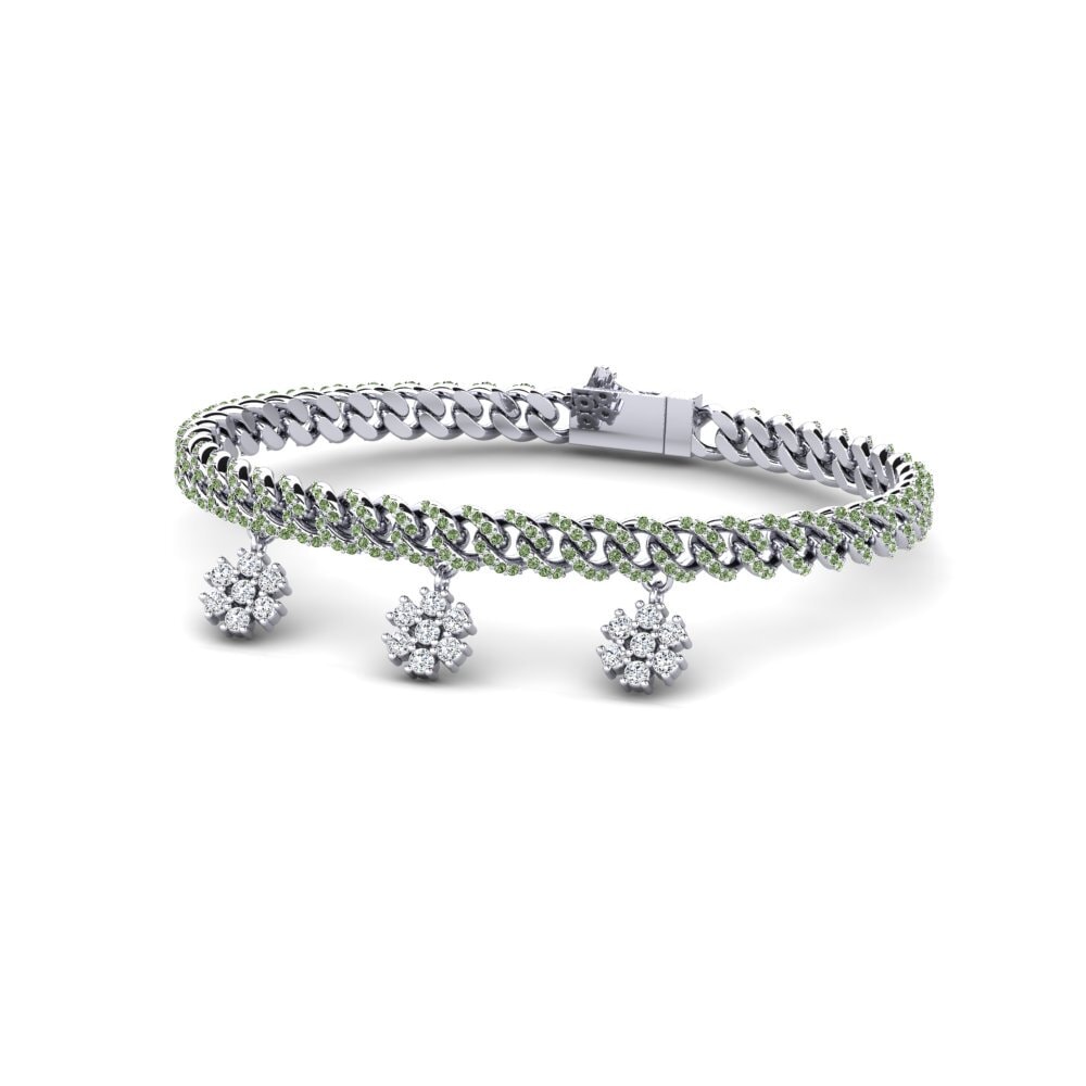 Diamante Verde Pulsera de Mujer Restompes