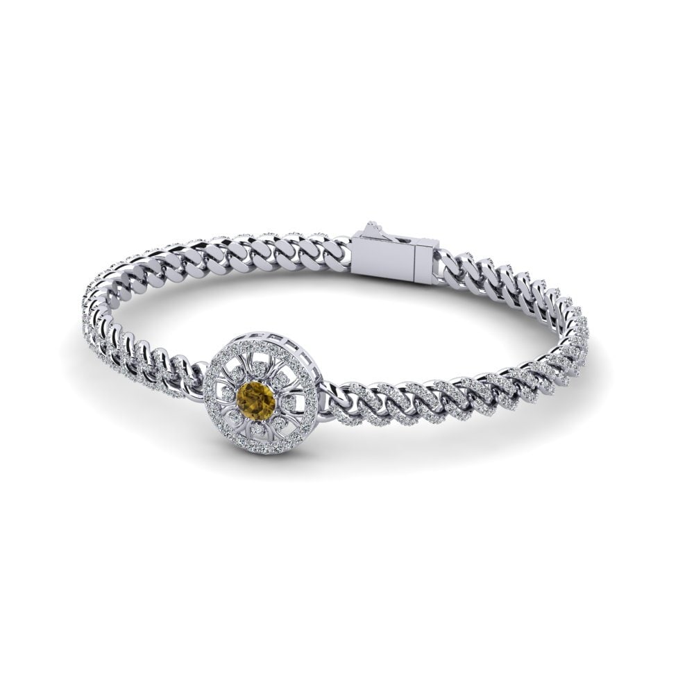 Brown Zircon Women's Bracelet Tilotan