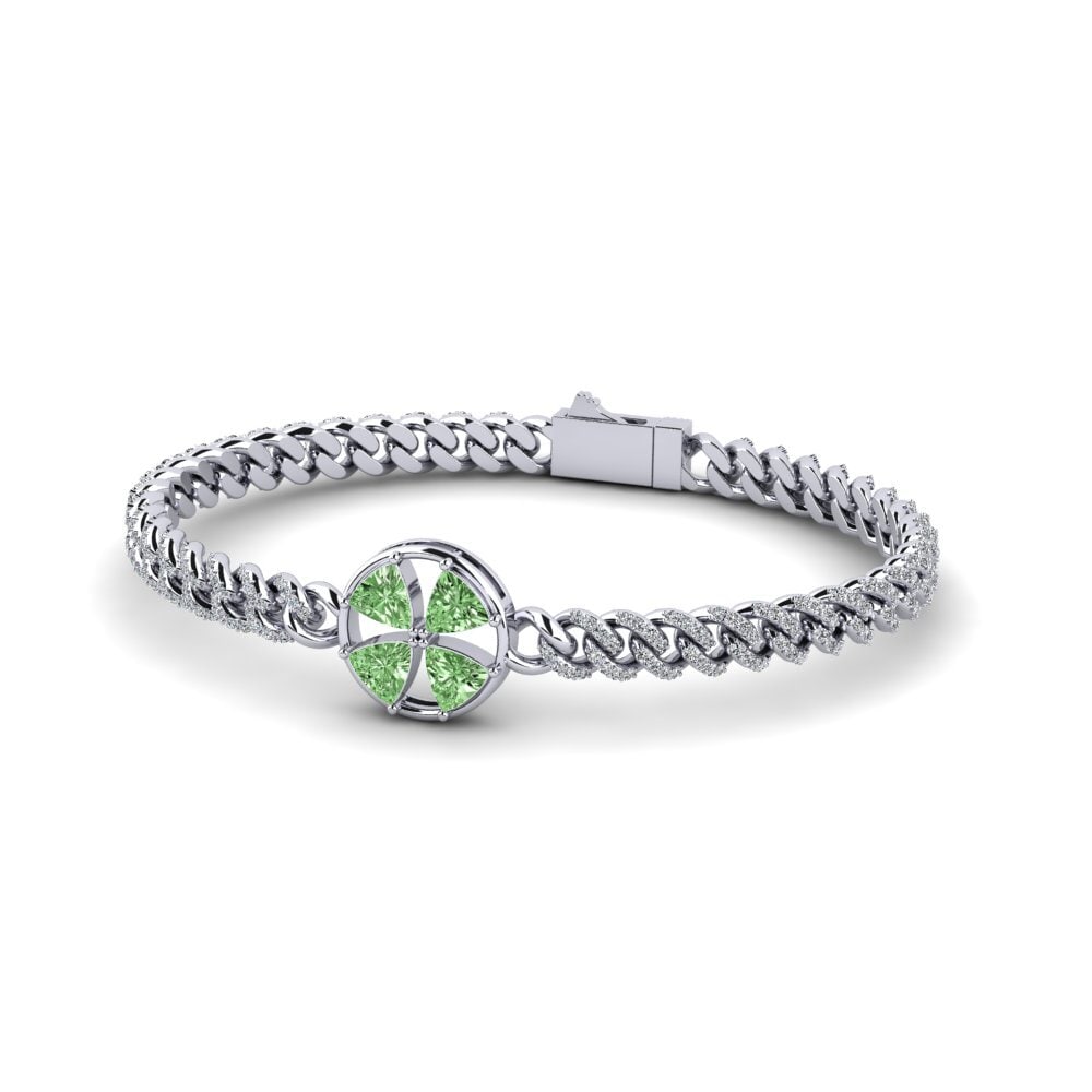 Trillón Diamante verde Pulsera Uents