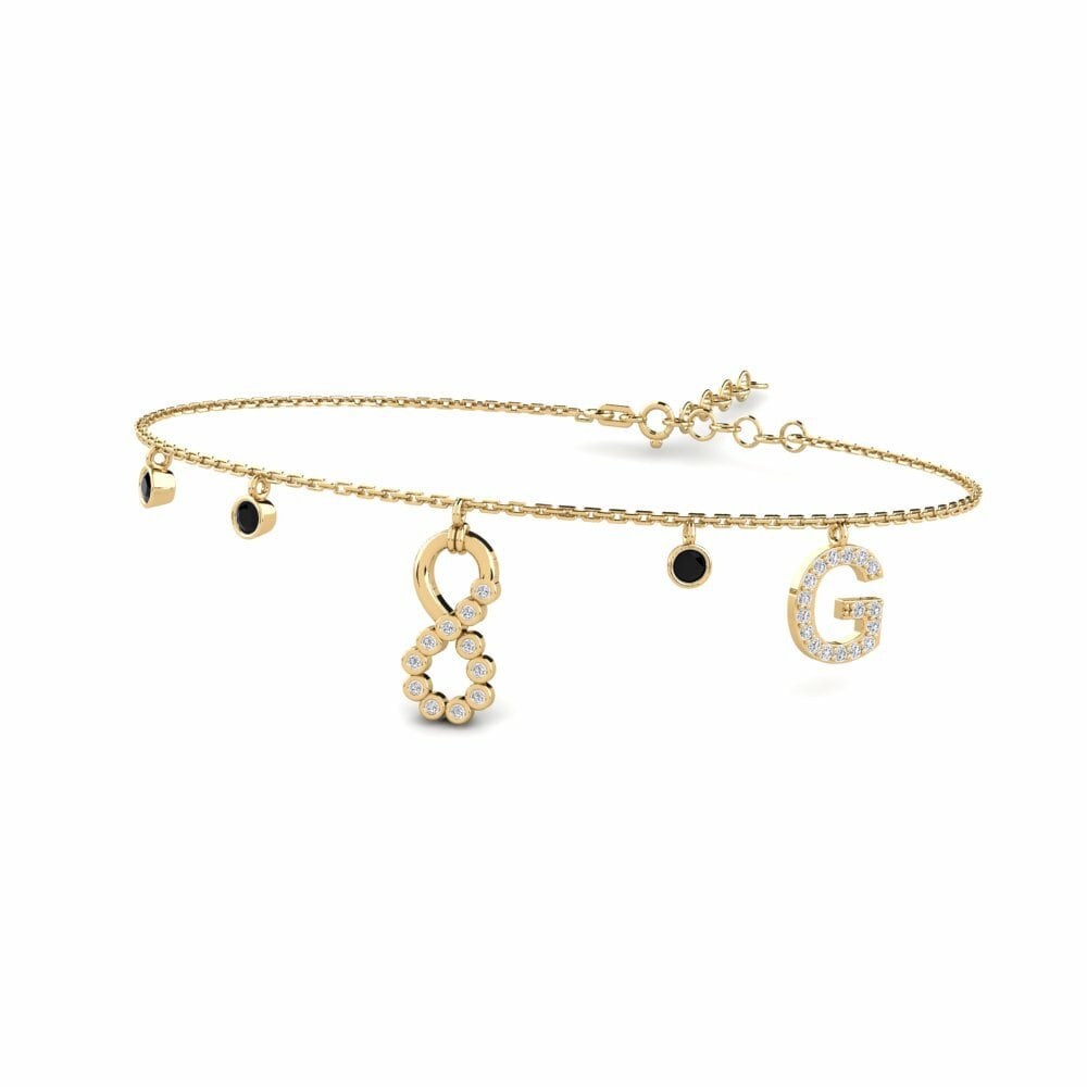 Bracelet pour femme Berjumpa - G Saphir noir