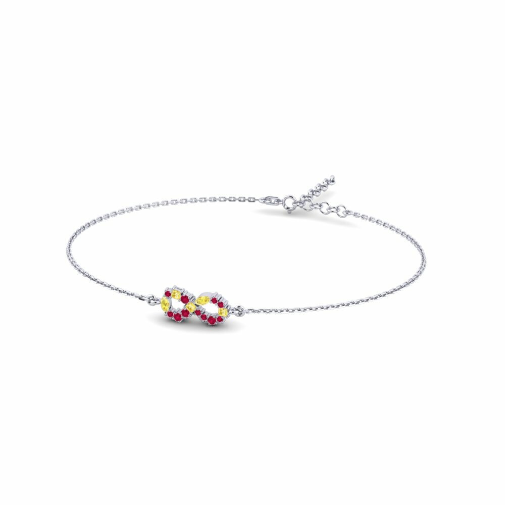 9ct White Gold Women's Bracelet Canopisy
