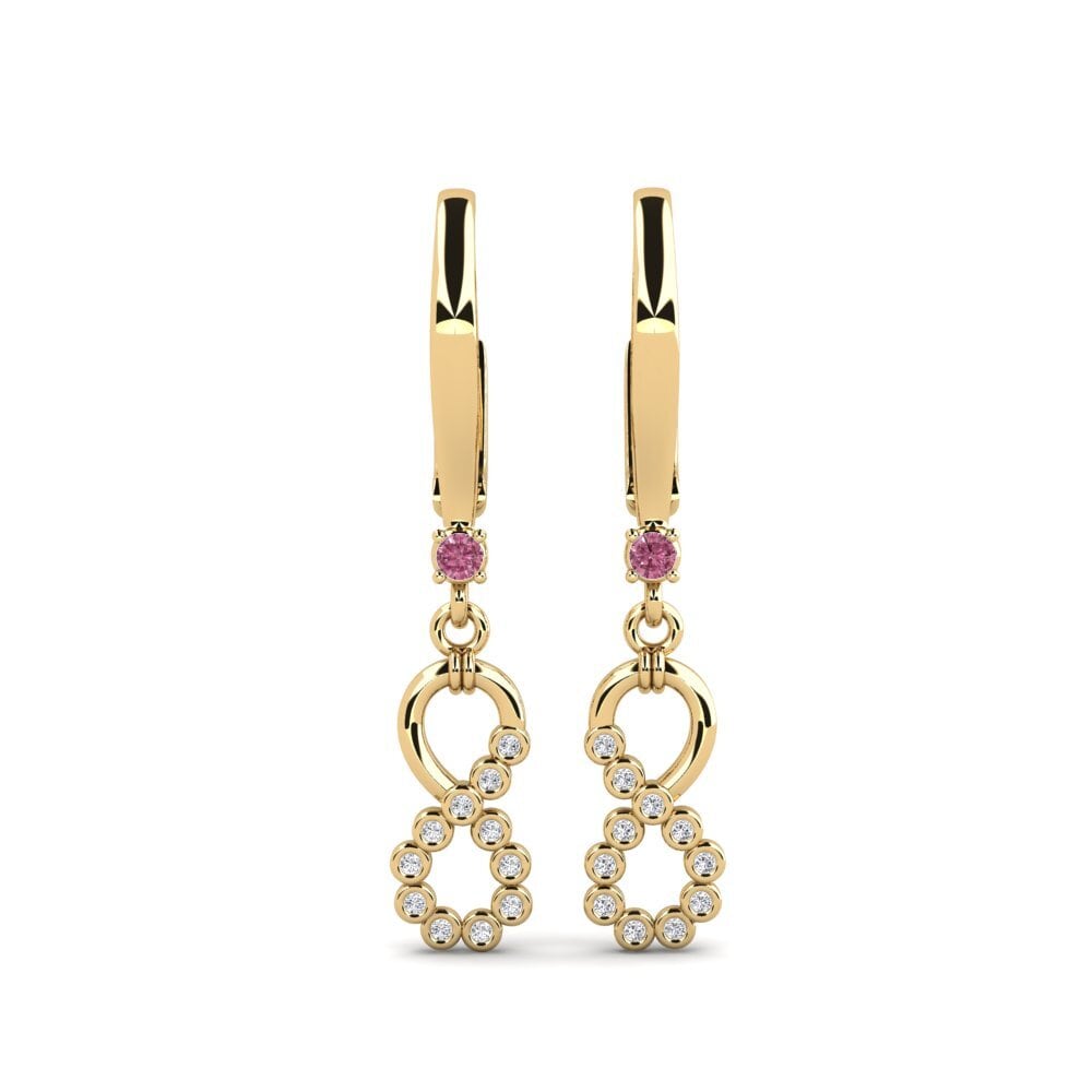 Rhodolite Garnet Women's Earring Lifetyd
