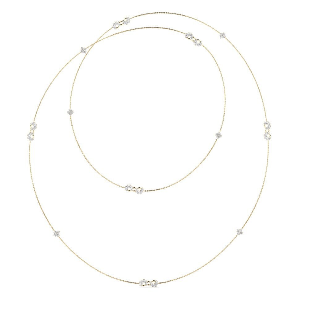 Compre Collar de Mujer Munotida en corte Redondo 0.03 Quilates 9k Oro Compre Collar de Mujer Munotida en corte Redondo 0.03 Quilates 9k Oro