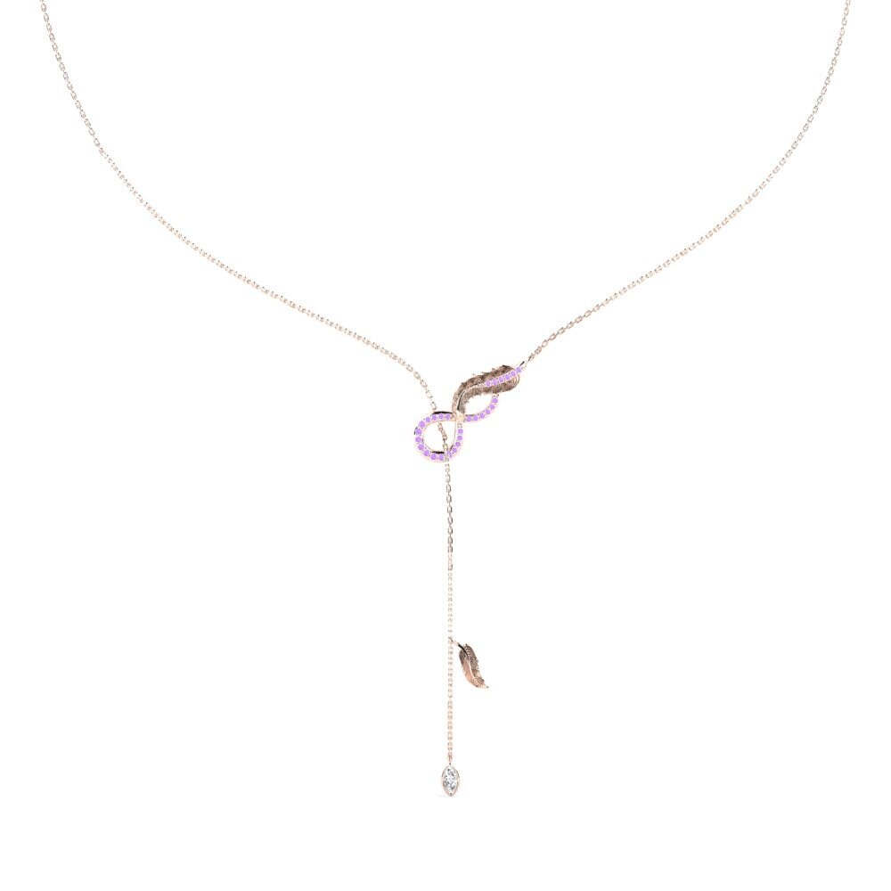 Amethyst Women's Necklace Nuitetjour