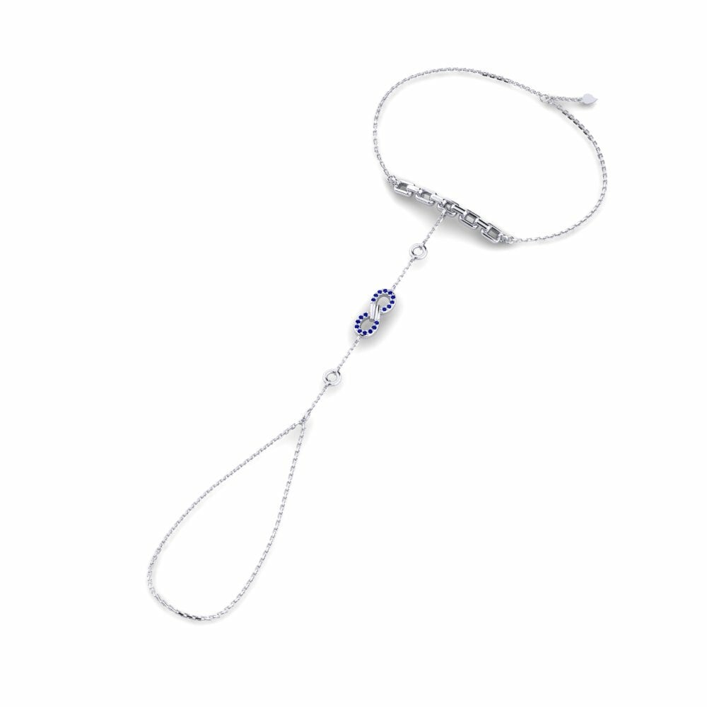 9ct White Gold Finger Bracelet Zaedno