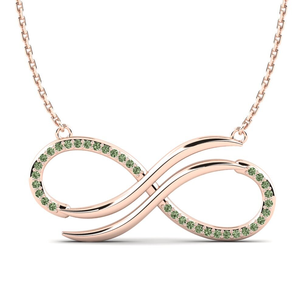 Green Diamond Women's Necklace Glenette