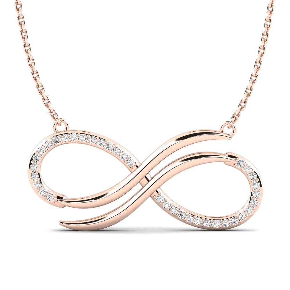 Moissanita Collar de Mujer Glenette