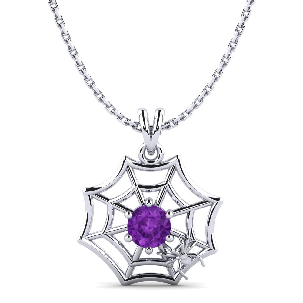 Plata 925 Amatista Colgante de Mujer Mathilda